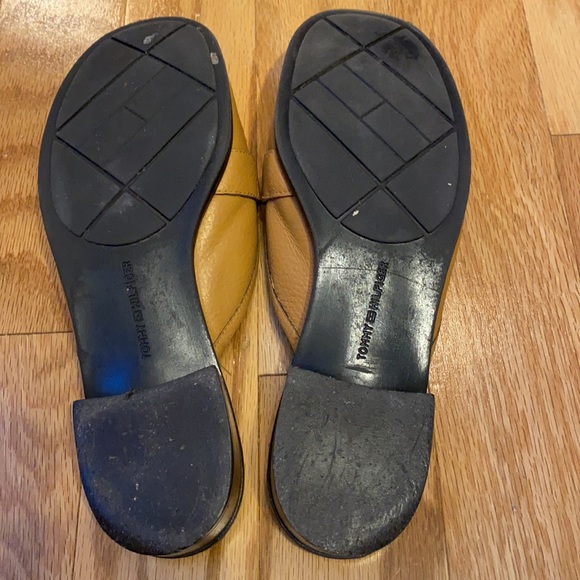 Tommy Hilfiger light brown leather buckle mules - Picture 13 of 15